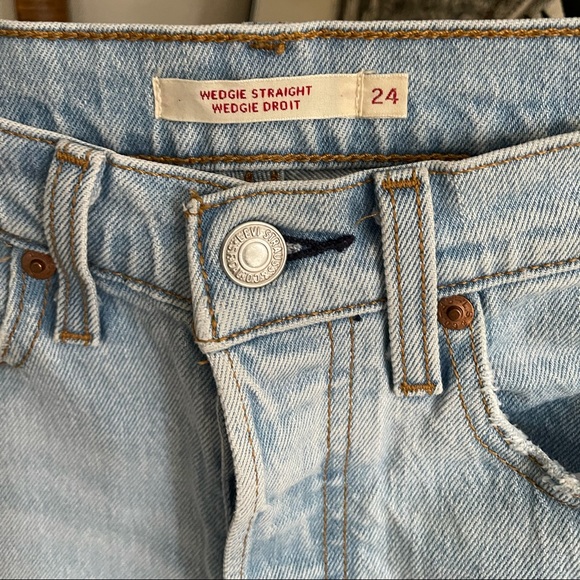 Levi’s 501 Wedgie Straight - size 24 - Picture 3 of 4
